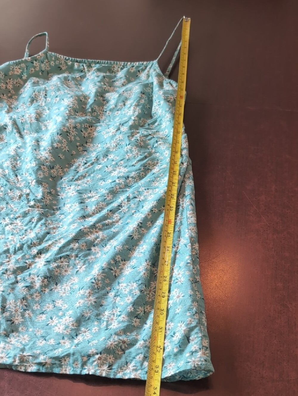 American Eagle | Linen Blend Floral Tie Back Mini Dress | Medium - Picture 9 of 13